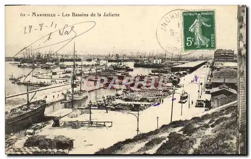 Cartes postales Marseille Les Bassins De La Joliette