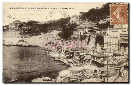 Ansichtskarte AK Marseille La Corniche Anse Du Prophete