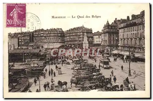 Cartes postales Marseille Le Quai Des Belges