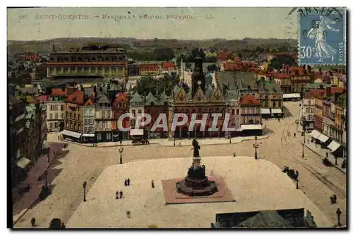 Ansichtskarte AK Saint Quentin Panorama Pris Du Beffroi