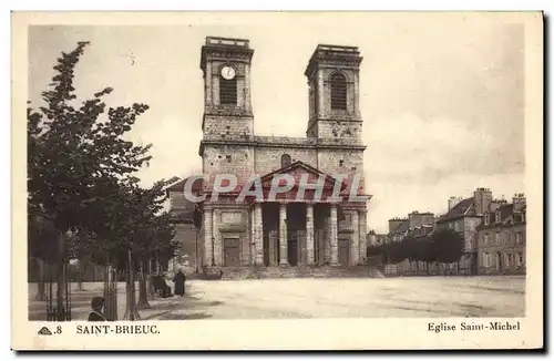 Cartes postales Saint Brieuc Eglise Saint Michel