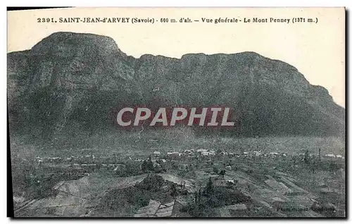 Cartes postales Saint Jean D&#39Arvey Vue Generale Le Mont Penney