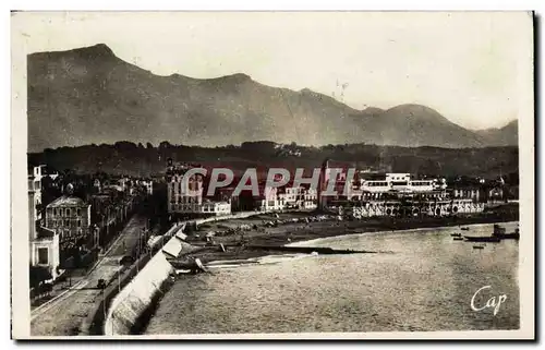 Cartes postales St Jean De Luz Vue D'Ensemble De La Plage et la Rhune