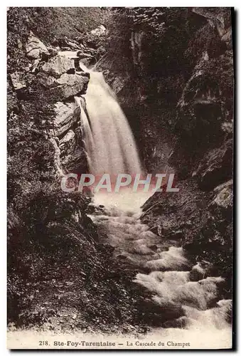 Cartes postales Ste Foy Tarentaise La Cascade Du Champet