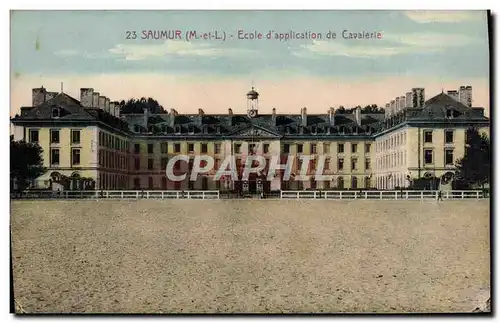 Cartes postales Saumur Ecole D&#39Application De Cavalerie