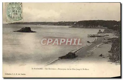 Ansichtskarte AK St Nazaire Ses Environs Panorama De La Cote Jusqu&#39a St Marc