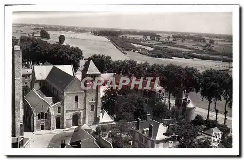 Cartes postales moderne Beaugency Vue Sur I'Ancienne Abbatiale Et La Loire