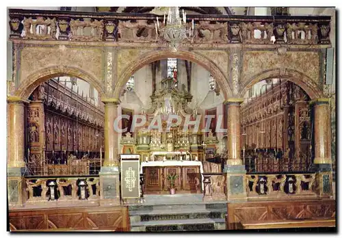 Moderne Karte Aosta Altare Maggiore Stalli Della Collegiata