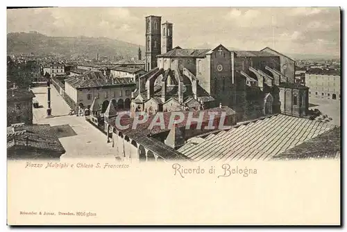 Cartes postales Bologna Piazza Malpighi e Chiesa S Francesco