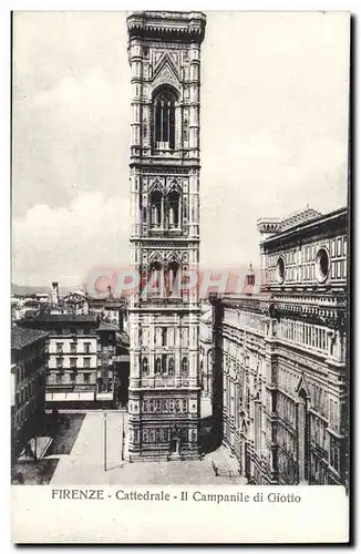 Ansichtskarte AK Firenze Cattedrale Il Campanile Di Giotto