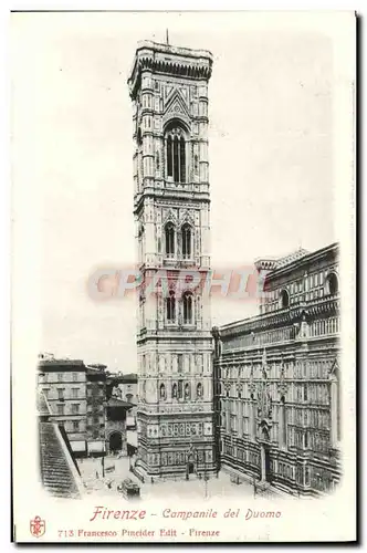 Ansichtskarte AK Firenze Campanile Del Duomo