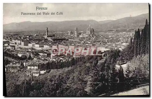 Ansichtskarte AK Firenze Panorama Dal Viale Dei Colli