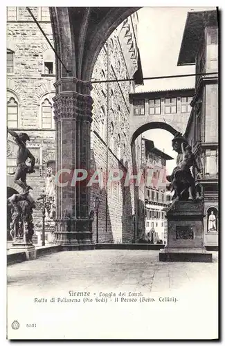 Ansichtskarte AK Firenze Loggia Dei Lonzi