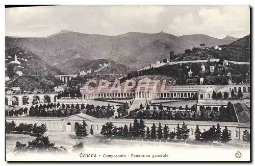 Cartes postales Genova Campasanto Panorama Generale