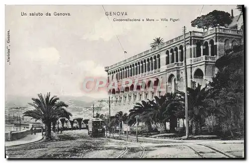 Cartes postales Genova Un Saluto Da Villa Figari