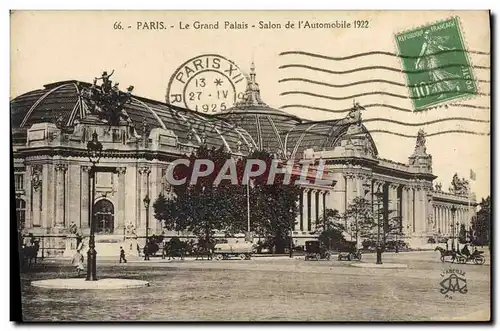 Cartes postales Paris Le Grand Palais Salon De I&#39Automobile 1922