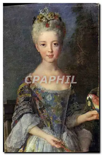 Cartes postales moderne Portrait de Catherine de Bethisy Musee de Versailles Perroquet