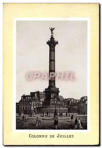 Cartes postales Paris Colonne De Juillet