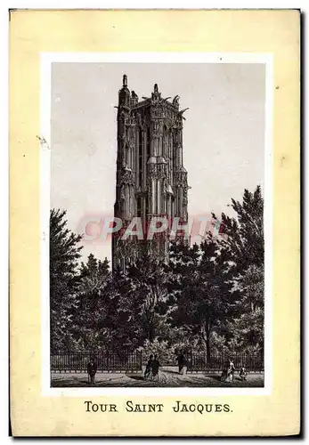 Cartes postales Paris Tour Saint Jacques