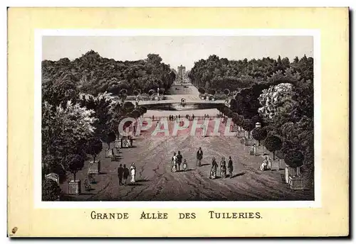 Ansichtskarte AK Paris Grande Allee Des Tuileries