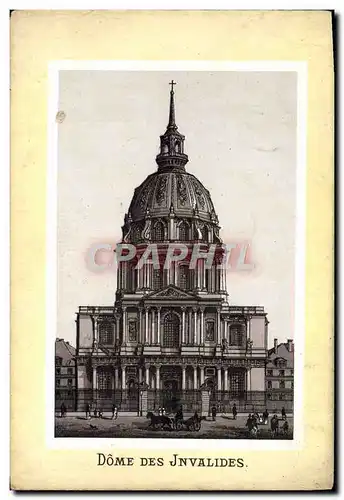 Cartes postales Paris Dome Des Invalides