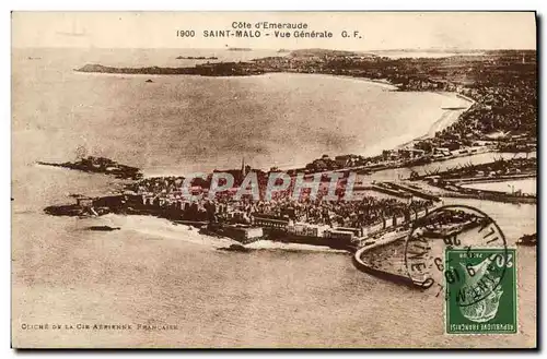 Cartes postales Saint Malo Vue Generale