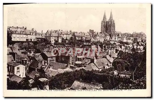 Cartes postales Saint Lo Vue Generale Prise des Perelles du Bon Sauveur