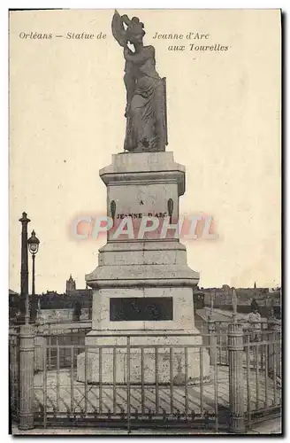 Cartes postales Orleans Statue De Jeanne D&#39Arc aux Tourelles