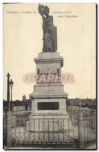 Cartes postales Orleans Statue De Jeanne D'Arc aux Tourelles