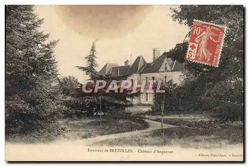 Cartes postales Environs De Brezolles Chateau D&#39Angennes