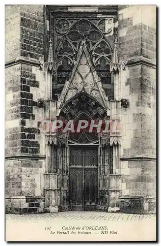 Cartes postales Cathedrale D'Orleans Le Portail Des Eveques