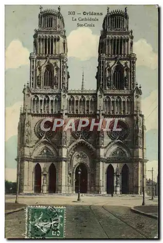 Cartes postales Orleans La Cathedrale Ste Croix