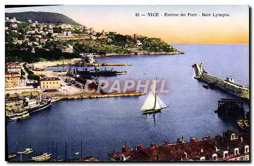 Cartes postales Nice Entree Du Port Baie Lympia