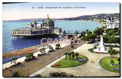 Cartes postales Nice Promenade Des Anglais A Vol D&#39Oiseau