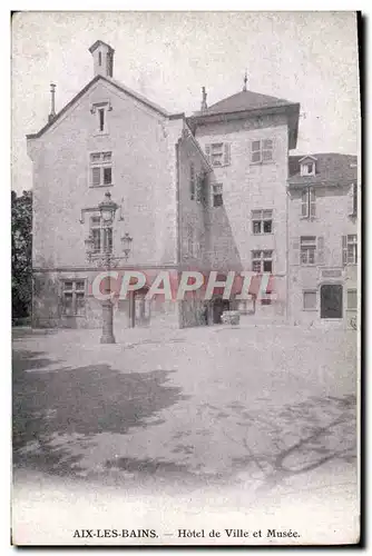 Cartes postales Aix Les Bains Hotel De Ville Et Musee