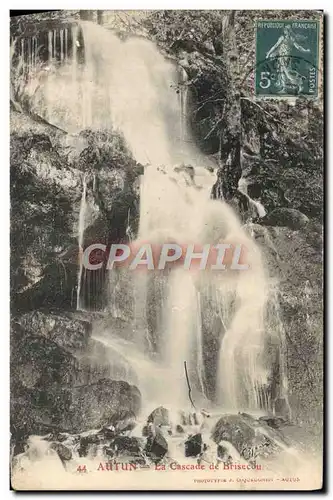 Ansichtskarte AK Autun La Cascade De Brisecou