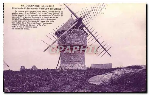 Ansichtskarte AK Guerande Moulin De Cremeur Dit Moulin du diable