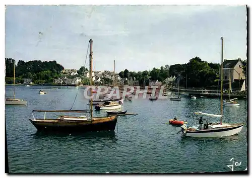 Moderne Karte La Bretagne En Couleurs L&#39Ile Aux Moines Lieu de sejour des voiliers du Golfe