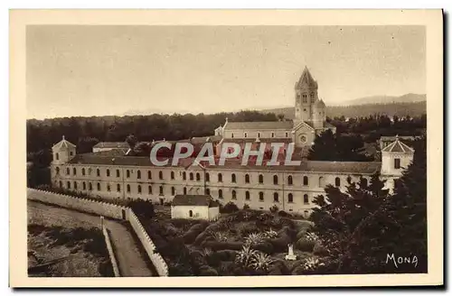 Ansichtskarte AK Ile Saint Honorat Monastere De Lerins Vue generale de l&#39abbaye