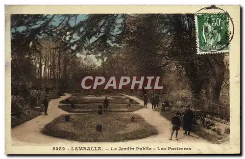 Cartes postales Lamballe Le Jardin Public Les Parterres