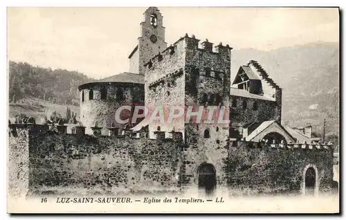 Cartes postales Luz Saint Sauveur Eglise Des Templiers