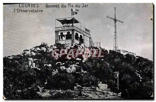 Cartes postales Lourdes Sommet Du Pic Du Jer I&#39Observatoire