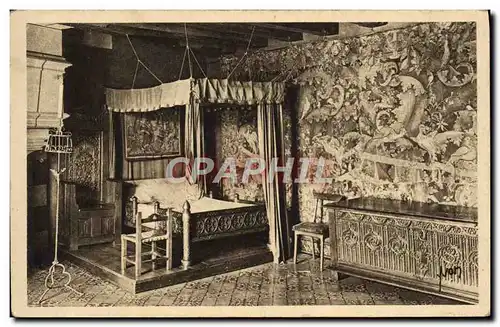 Cartes postales Langeais Chambre A Coucher Tapisserie du 15eme