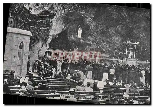 Cartes postales Lourdes La grotte