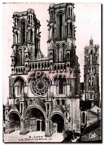 Cartes postales moderne Laon La Cathedrale