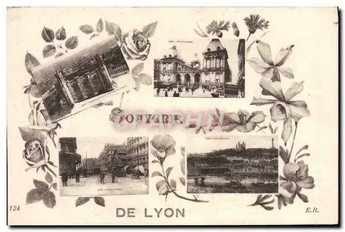 Cartes postales Souvenir De Lyon