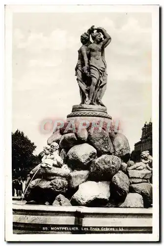 Cartes postales moderne Montpellier Ler Trois Graces