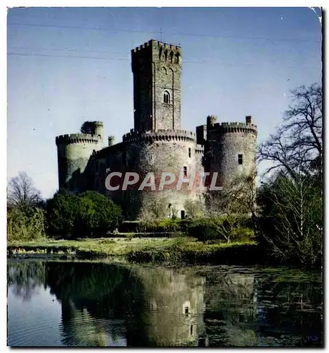 Moderne Karte Chateaux En Limousin Montbrun Forteresse militaire