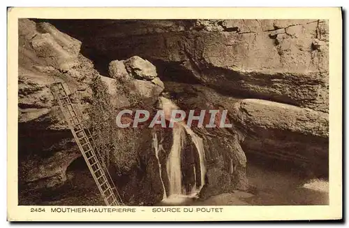 Cartes postales Mouthier Hautepierre Source Du Poutet