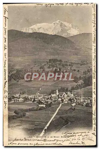 Cartes postales Megeve et le Mont Blanc